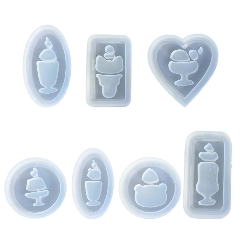 Soft Silicone Mold Ice Cream Mold Resin Art Craft DIY Handmade Pendant Jewelry Making Supplies 517F
Soft Silicone Mold Ice Cream Mold Resin Art Craft DIY Handmade Pendant Jewelry Making Supplies 517F