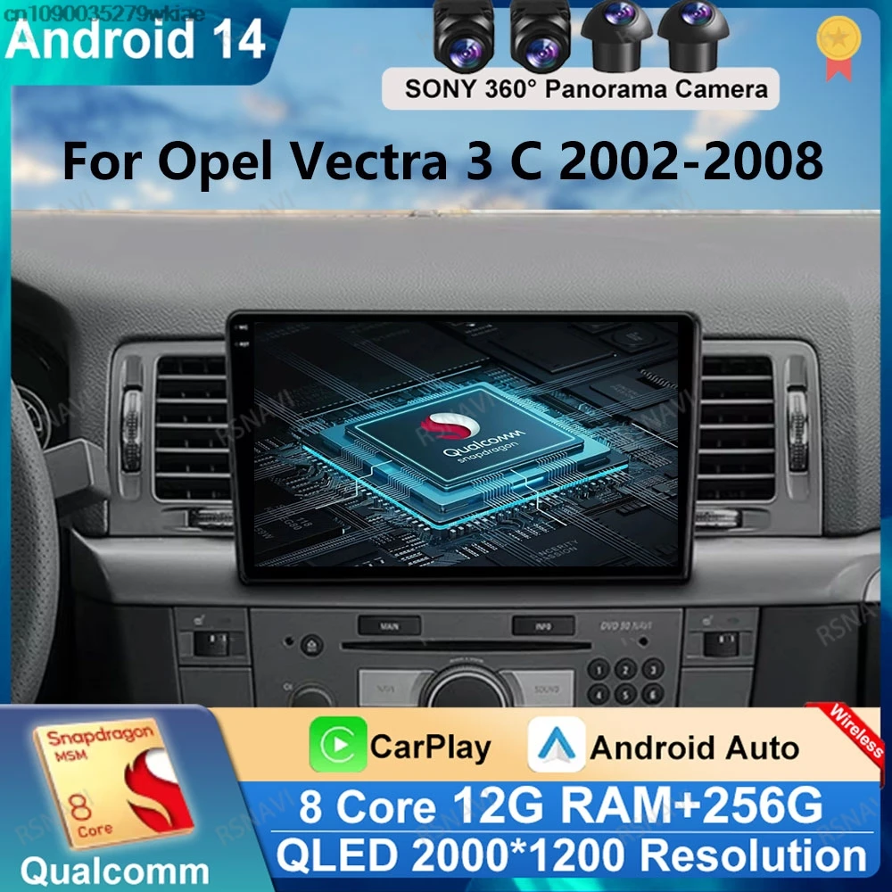 Android 14 Car Radio For Opel Vectra 3 C 2002-2008 DSP Stereo Head Unit Viedo Player 2DIN DVD 4G LTE Multimedia BT GPS 5G WIFI
Android 14 Car Radio For Opel Vectra 3 C 2002-2008 DSP Stereo Head Unit Viedo Player 2DIN DVD 4G LTE Multimedia BT GPS 5G WIFI