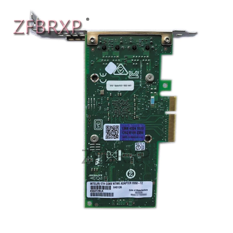 NEW 10-MBIT/s NIC X550T2 Dual-port NIC Converged Network Adapter X550T2BLK MM#940136
NEW 10-MBIT/s NIC X550T2 Dual-port NIC Converged Network Adapter X550T2BLK MM#940136