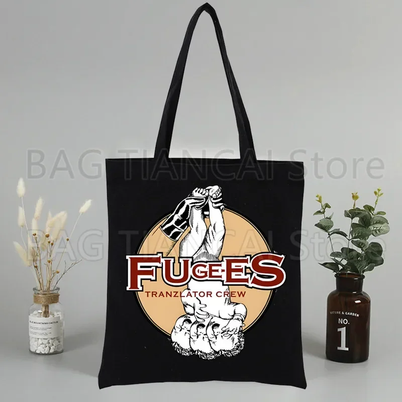 Fugees Refugees Lauryn Hill Shopping Bag Shopper Bags Tote Canvas Bag Reusable Large Capacity Shoulder Bag Handbag
Fugees Refugees Lauryn Hill Shopping Bag Shopper Bags Tote Canvas Bag Reusable Large Capacity Shoulder Bag Handbag
