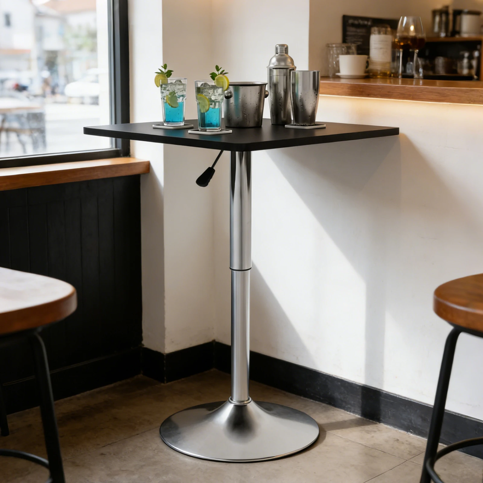 Simple Modern Dining Table Bar Coffee Beside Table Outdoor Iron Table Adjustable Height Metal for Living Room Bar
Simple Modern Dining Table Bar Coffee Beside Table Outdoor Iron Table Adjustable Height Metal for Living Room Bar