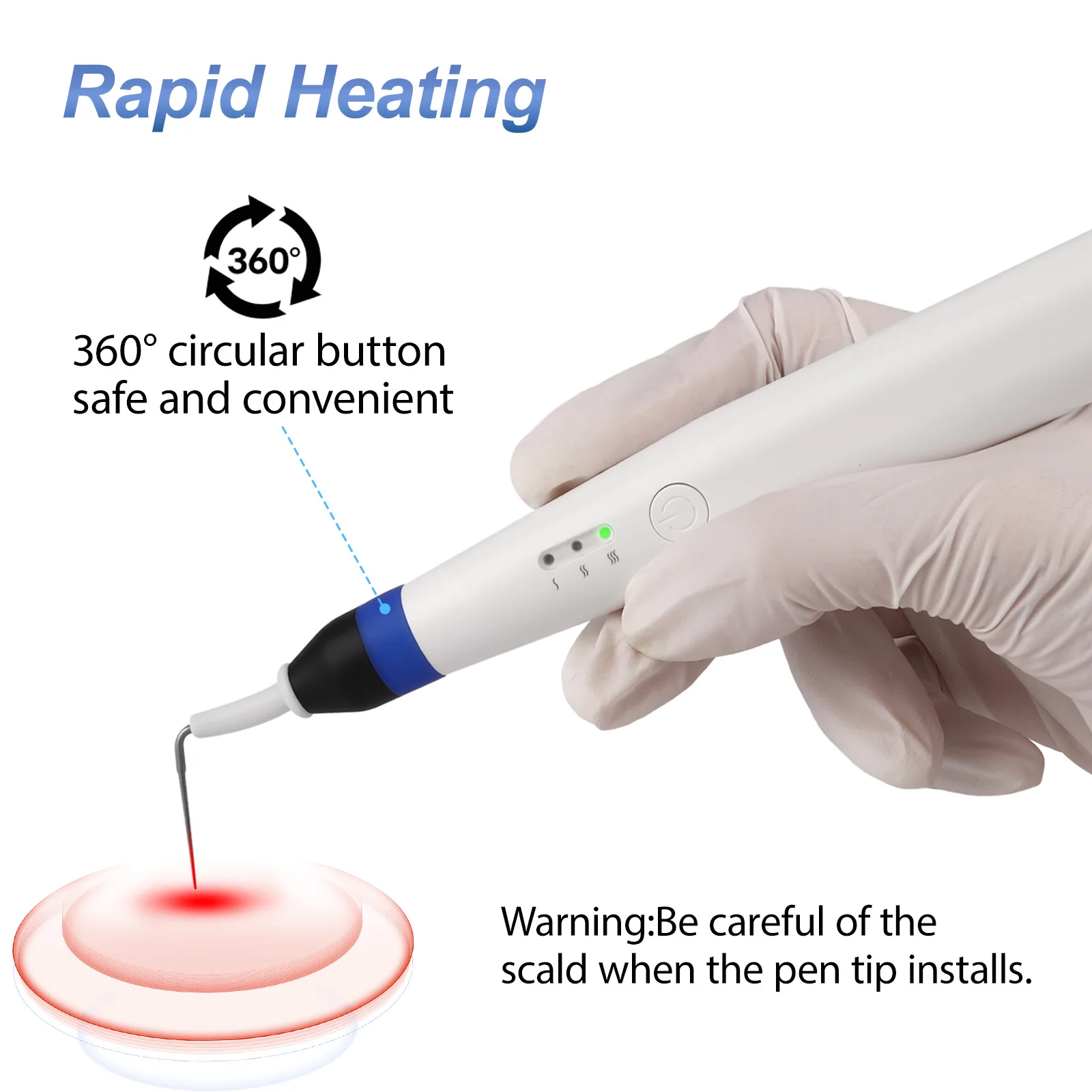 Dental Wireless Gutta Percha Obturation System Endo Heated Root Canal Melt Filling Pen + 2 Tips Dentistry Tools
Dental Wireless Gutta Percha Obturation System Endo Heated Root Canal Melt Filling Pen + 2 Tips Dentistry Tools