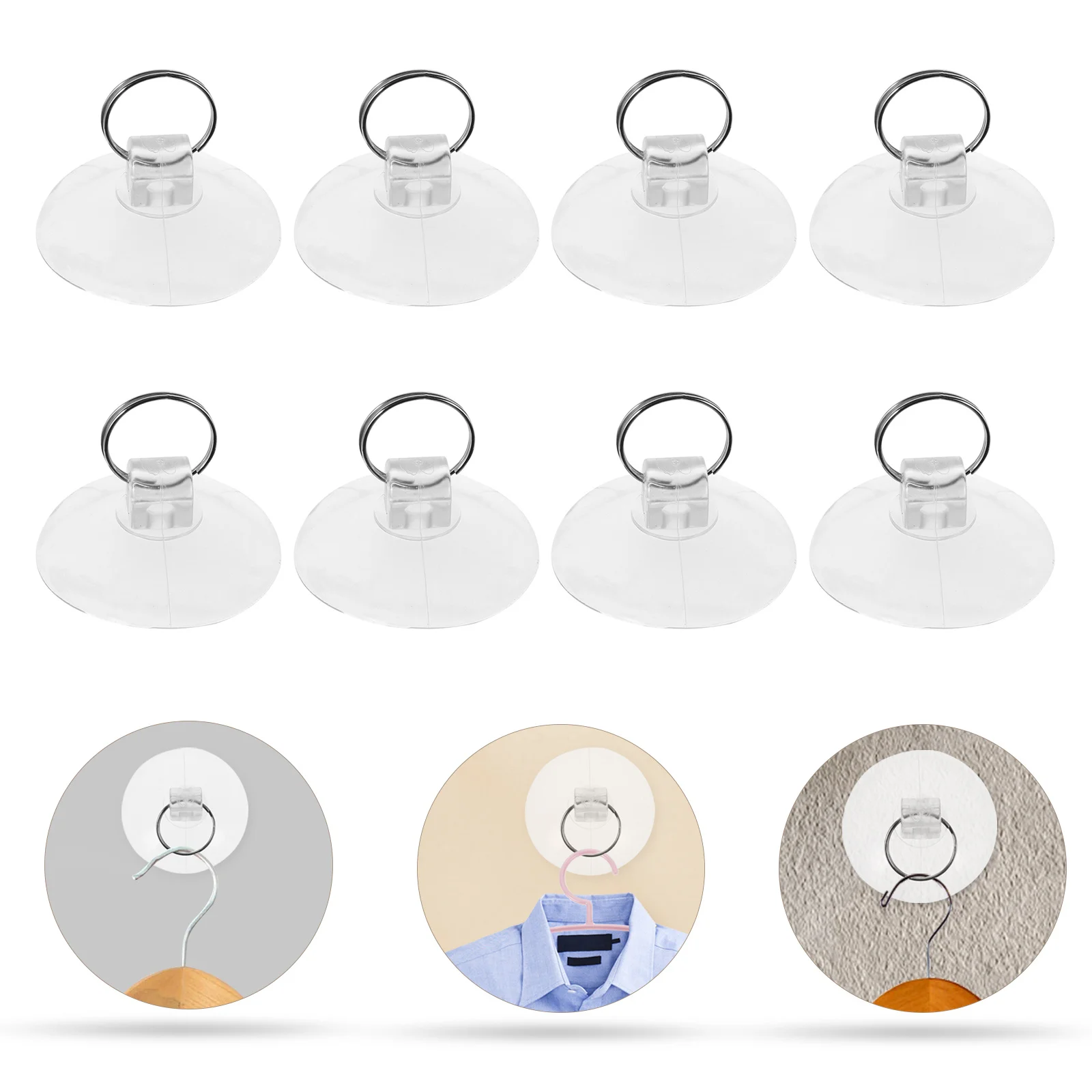 10Pcs Suction Cup Hooks PVC for Glass Window Tile Kitchen Bathroom Reusable Strong Adhesive Suction Holders Wall Hooks
10Pcs Suction Cup Hooks PVC for Glass Window Tile Kitchen Bathroom Reusable Strong Adhesive Suction Holders Wall Hooks