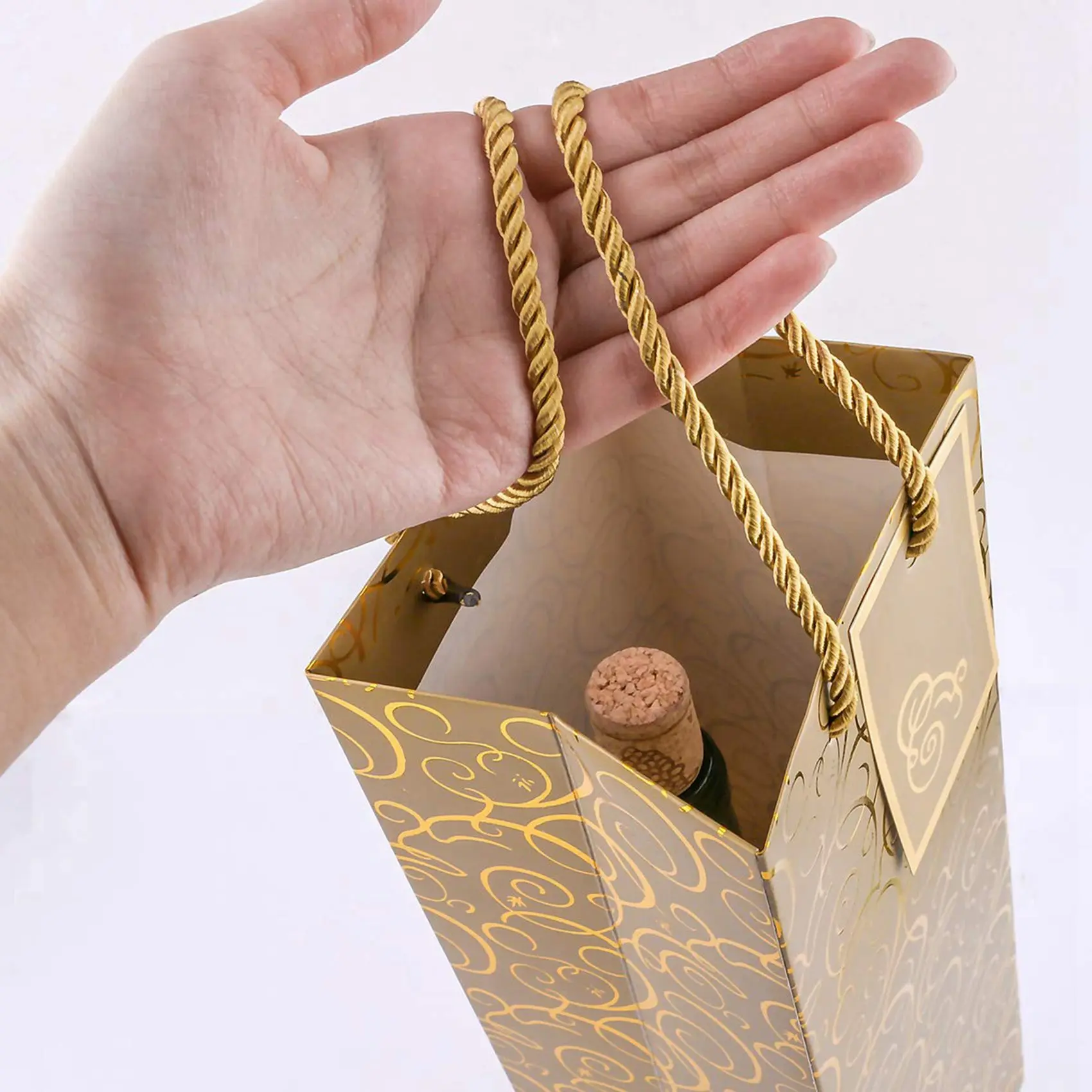 ABSE-Wine Bags, Kraft Paper Wine Bag 20 Pcs Gift Wine Bags With Handles, Single Bottle Paper Wine Bag Bulk For Christmas
ABSE-Wine Bags, Kraft Paper Wine Bag 20 Pcs Gift Wine Bags With Handles, Single Bottle Paper Wine Bag Bulk For Christmas