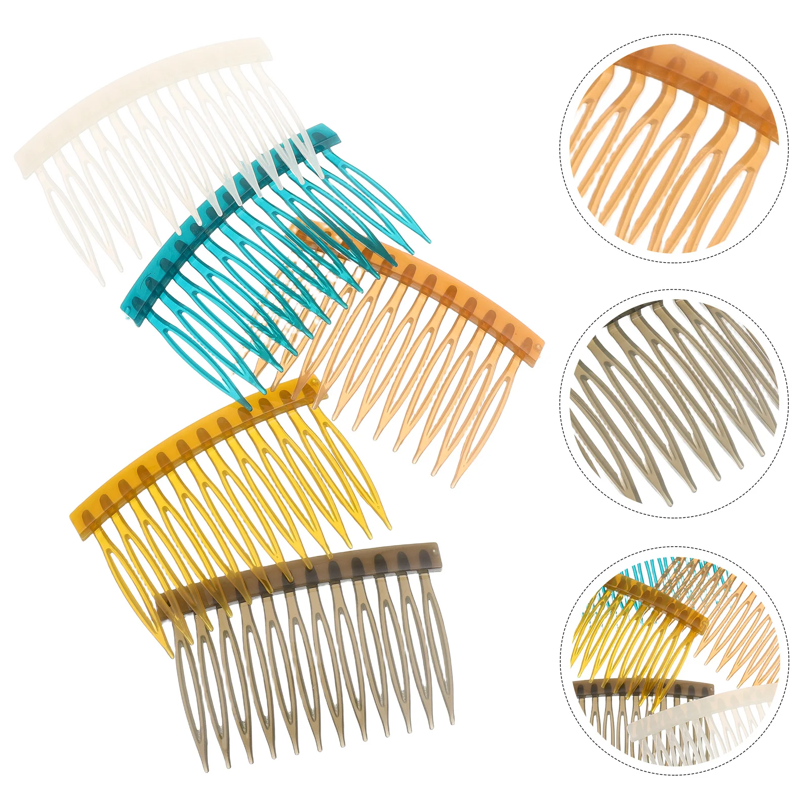 5 шт. пластиковая расческа для тонкой укладки волос сбоку, прочная УФ-антискользящая конструкция, фиксация челки, глубокий серый чай, желтый, белый, коричневый
5 шт. пластиковая расческа для тонкой укладки волос сбоку, прочная УФ-антискользящая конструкция, фиксация челки, глубокий серый чай, желтый, белый, коричневый