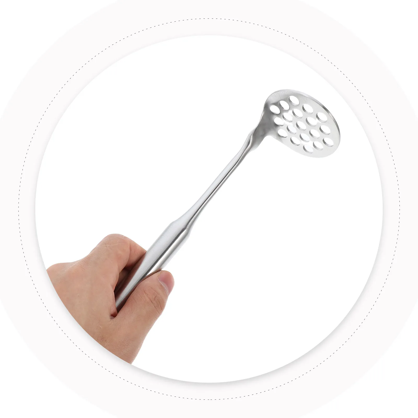 304 Stainless Steel Potato Presser Manual Masher for Baby Food Potatoes Garlic Crushing Versatile Kitchen Tool Ergonomic Comfort
304 Stainless Steel Potato Presser Manual Masher for Baby Food Potatoes Garlic Crushing Versatile Kitchen Tool Ergonomic Comfort