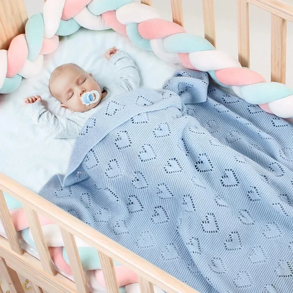 Baby Blanket Knitted For Boys Girls Stroller Bedding Covers Accessories Sleepsack Candy Color Newborn Infant Swaddle Wrap 100*80
Baby Blanket Knitted For Boys Girls Stroller Bedding Covers Accessories Sleepsack Candy Color Newborn Infant Swaddle Wrap 100*80