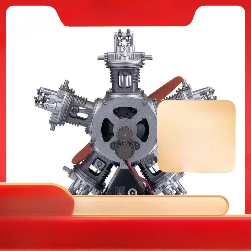 Full Metal 5-Cylinder Star Engine Model - 1:6 Scale 250 + Parts
Full Metal 5-Cylinder Star Engine Model - 1:6 Scale 250 + Parts