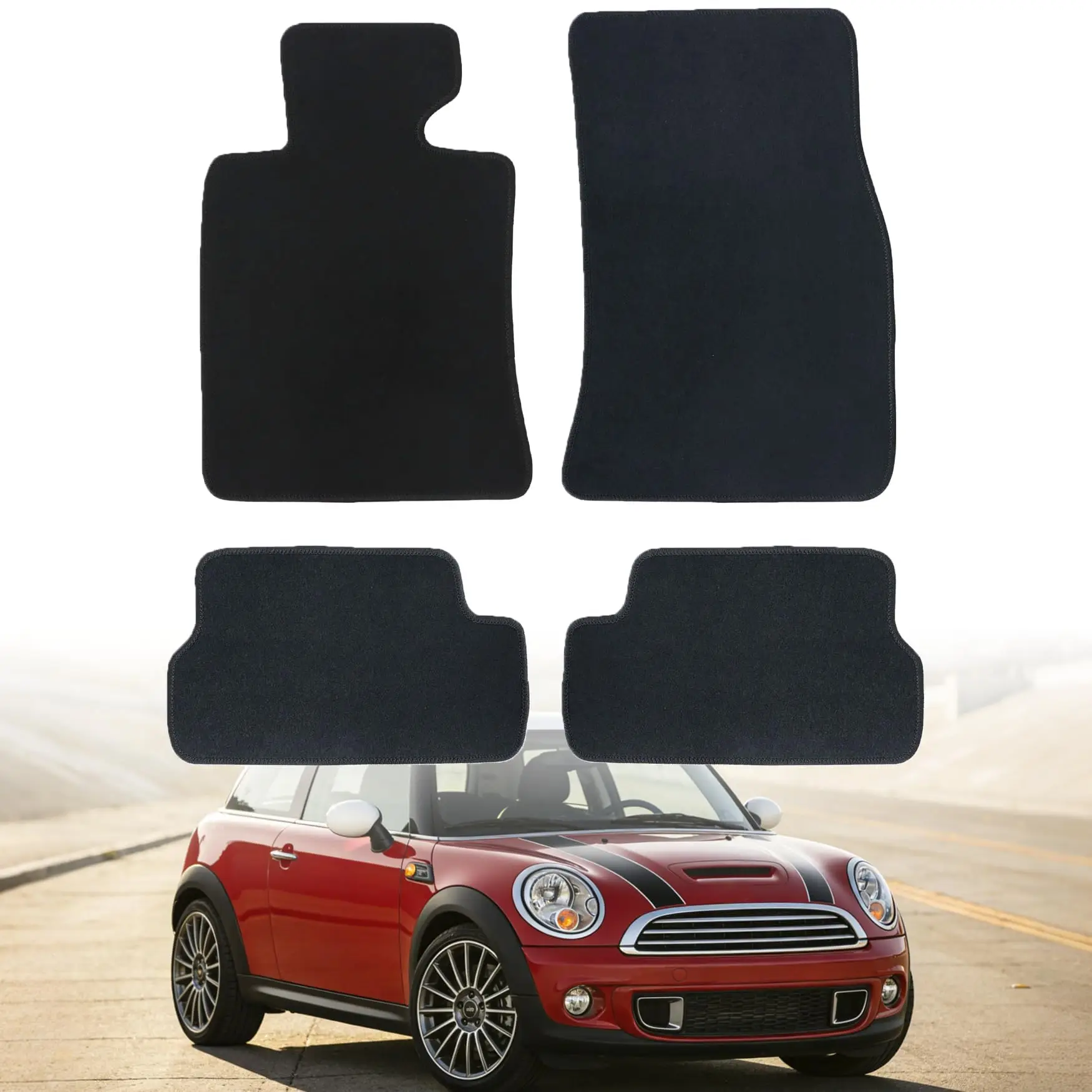 Waterproof Car Floor Mats Full Set For Mini Cooper R56 2008-2014 Velour All Weather Anti Slip
Waterproof Car Floor Mats Full Set For Mini Cooper R56 2008-2014 Velour All Weather Anti Slip