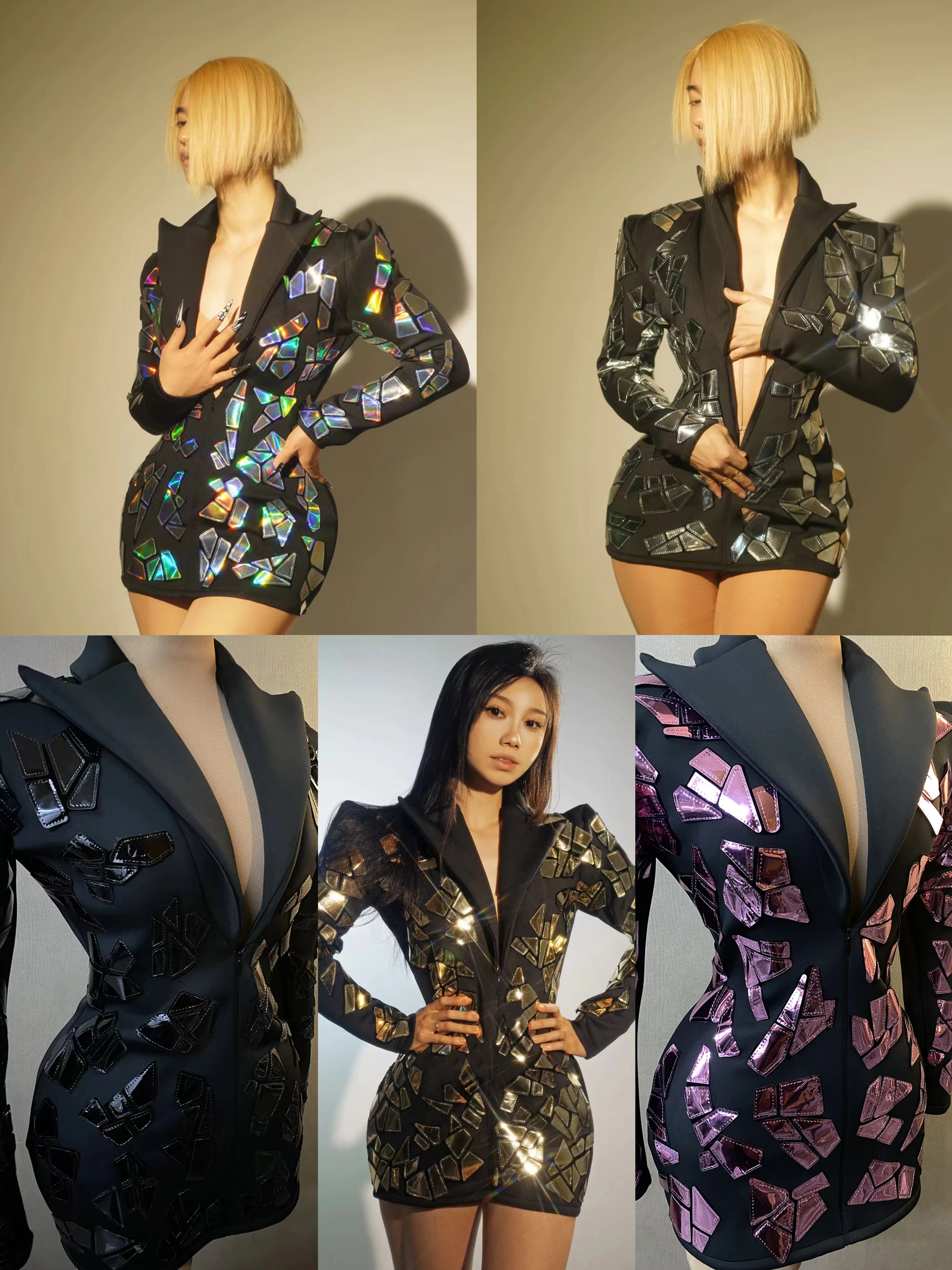 Black Mirror Sequins Dresses Singer PerformanceStage Costume Party Festival Dress Drag ShowOutfit Gogo Dance Clothing B225
Black Mirror Sequins Dresses Singer PerformanceStage Costume Party Festival Dress Drag ShowOutfit Gogo Dance Clothing B225