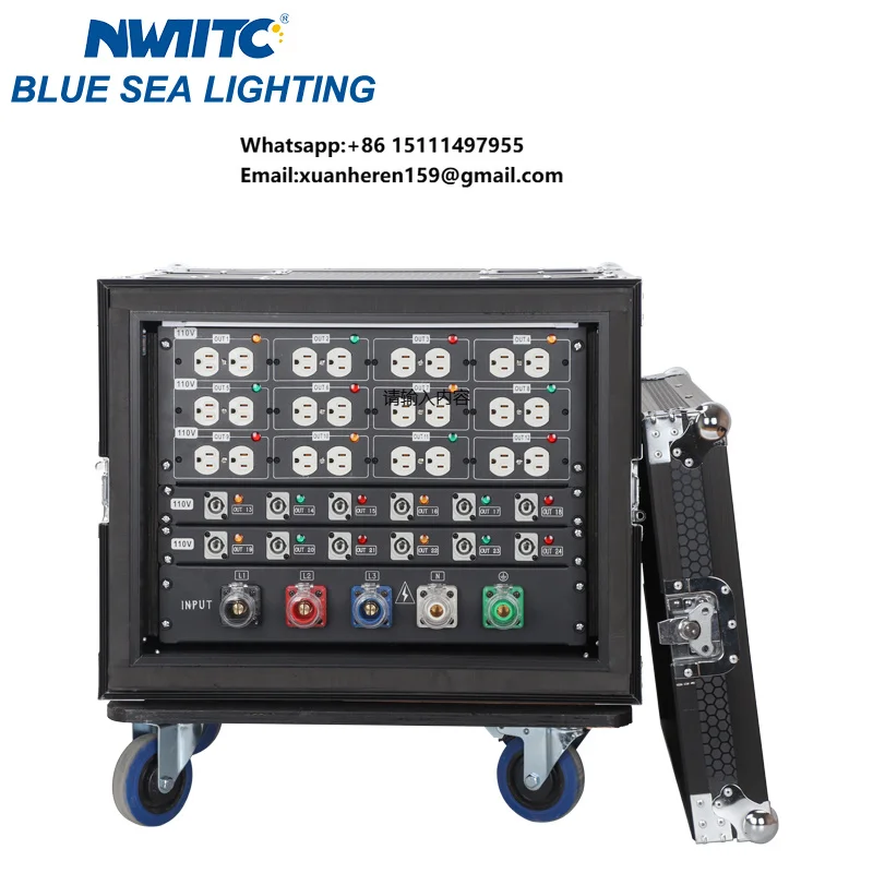 12chs US Edison Plug 110V 12 Ways Powercon Output Power Box Distro Distributor Distribution
12chs US Edison Plug 110V 12 Ways Powercon Output Power Box Distro Distributor Distribution