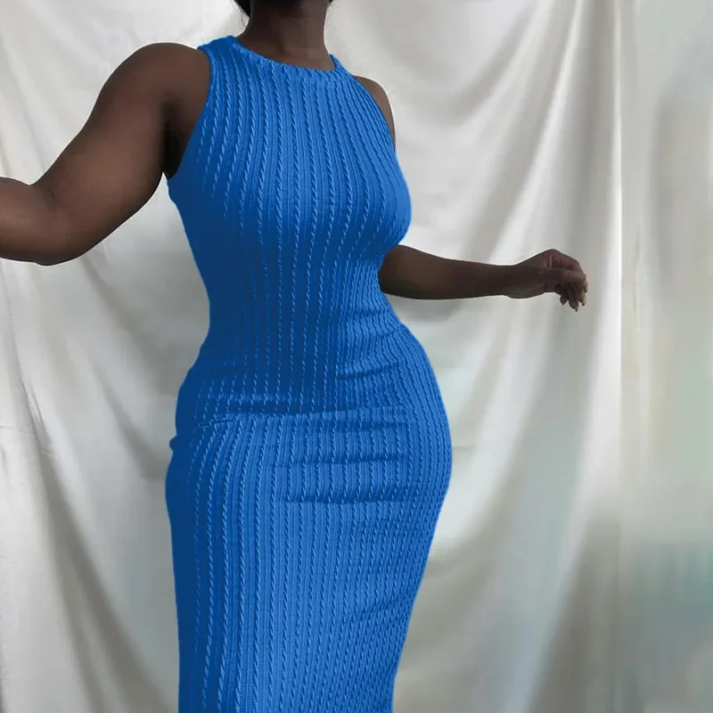 2024 New Summer Fashion Dress for Women Casual Knitted Comfortable Temperament Sleeveless Round Neck Solid Color
2024 New Summer Fashion Dress for Women Casual Knitted Comfortable Temperament Sleeveless Round Neck Solid Color