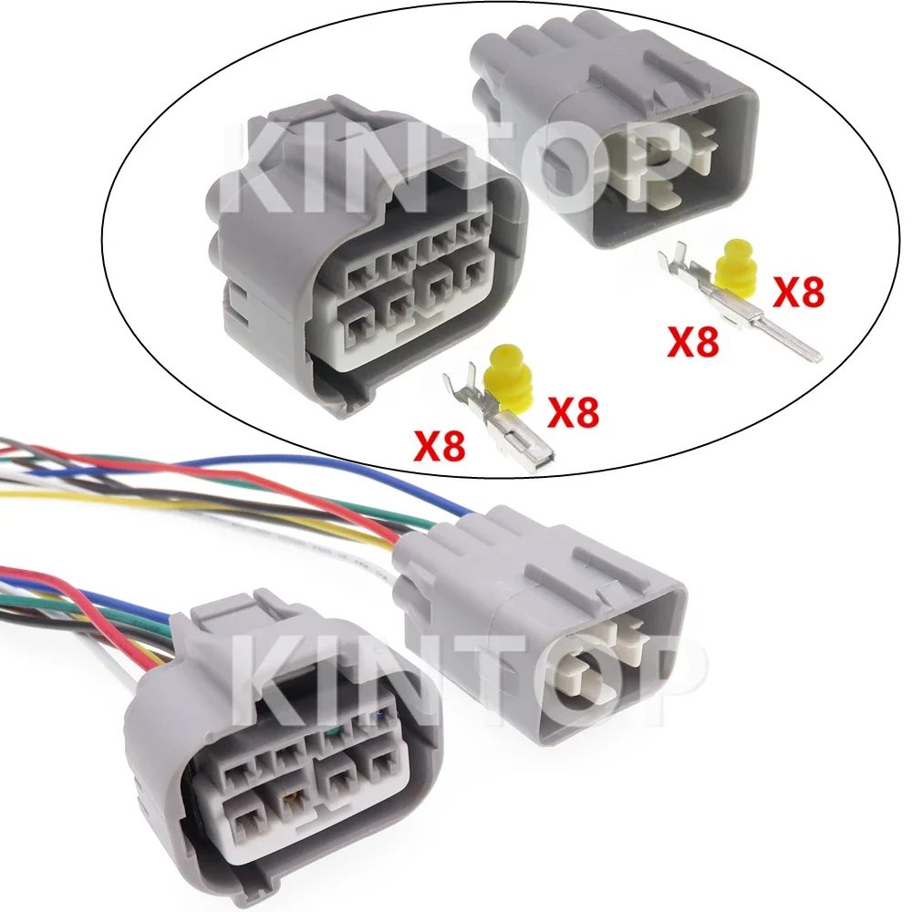 1 Set 8 Pins Car Lamp Wire Socket AC Assembly For Honda 90980-10897 90980-10896 7282-7080-40 7283-7080-40 MG651308-5 MG641319
1 Set 8 Pins Car Lamp Wire Socket AC Assembly For Honda 90980-10897 90980-10896 7282-7080-40 7283-7080-40 MG651308-5 MG641319