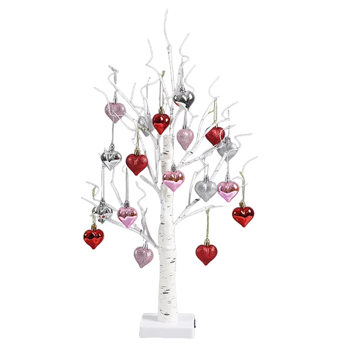 HHTL 2FT Valentines Decor BirchTrees Light with Hanging Heart Ornament Lighted BirchTrees for Home WeddingParty Table Decor
HHTL 2FT Valentines Decor BirchTrees Light with Hanging Heart Ornament Lighted BirchTrees for Home WeddingParty Table Decor