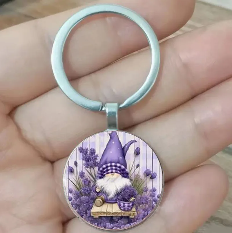 Fashion Purple Wreath Keychain - Zinc Alloy, Men's Gift
Fashion Purple Wreath Keychain - Zinc Alloy, Men's Gift