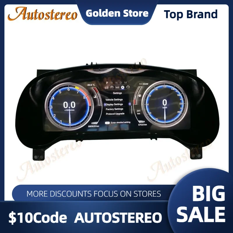 Digital Cluster Virtual Cockpit Car Multimedia Player For Lexus RX300 RX400H 2018 2019 2020 2021 2022 Dashboard Speed Odometer
Digital Cluster Virtual Cockpit Car Multimedia Player For Lexus RX300 RX400H 2018 2019 2020 2021 2022 Dashboard Speed Odometer