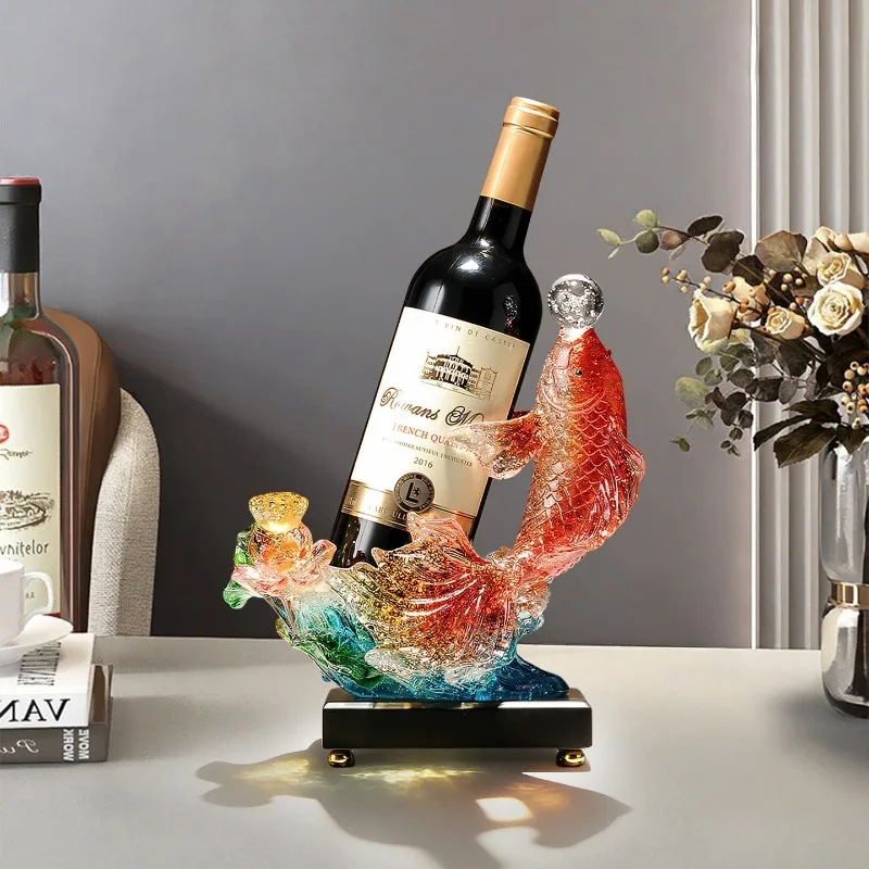 Koi Red Wine Rack Decoration Resin Statuette Living Room Dining Room Crafts Wine Cabinet Desktop Art Figurine Fish Ornament Gift
Koi Red Wine Rack Decoration Resin Statuette Living Room Dining Room Crafts Wine Cabinet Desktop Art Figurine Fish Ornament Gift