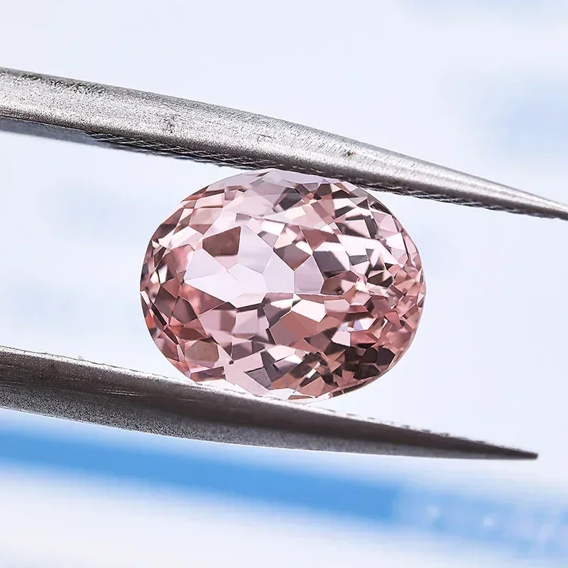 Top Lab Grown Sapphire Oval Cut Morgan Pink VVS1 Charms Gemstone for DIY Ring Necklace Earrings Main Materials Certificate
Top Lab Grown Sapphire Oval Cut Morgan Pink VVS1 Charms Gemstone for DIY Ring Necklace Earrings Main Materials Certificate