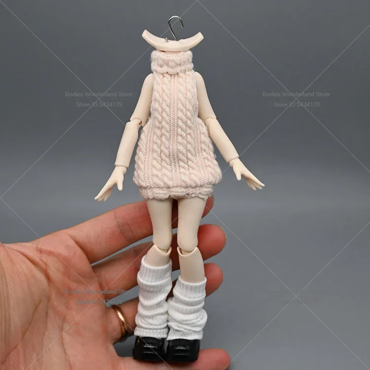1/12 Scale Female Soldier High Neck Backless Knitted Sleeveless Dress Plush Scarf Shawl For 6inch Snail shell Action Figure Doll
1/12 Scale Female Soldier High Neck Backless Knitted Sleeveless Dress Plush Scarf Shawl For 6inch Snail shell Action Figure Doll
