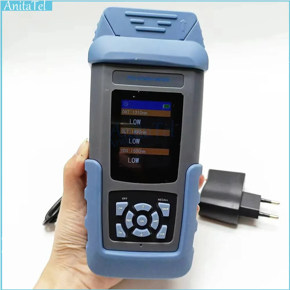 Измеритель оптической мощности PON Адаптер SC/APC Аккумуляторная батарея FTTH/Fttx Инструменты для тестирования оптоволокна 1310/1490/1550 нм
Измеритель оптической мощности PON Адаптер SC/APC Аккумуляторная батарея FTTH/Fttx Инструменты для тестирования оптоволокна 1310/1490/1550 нм