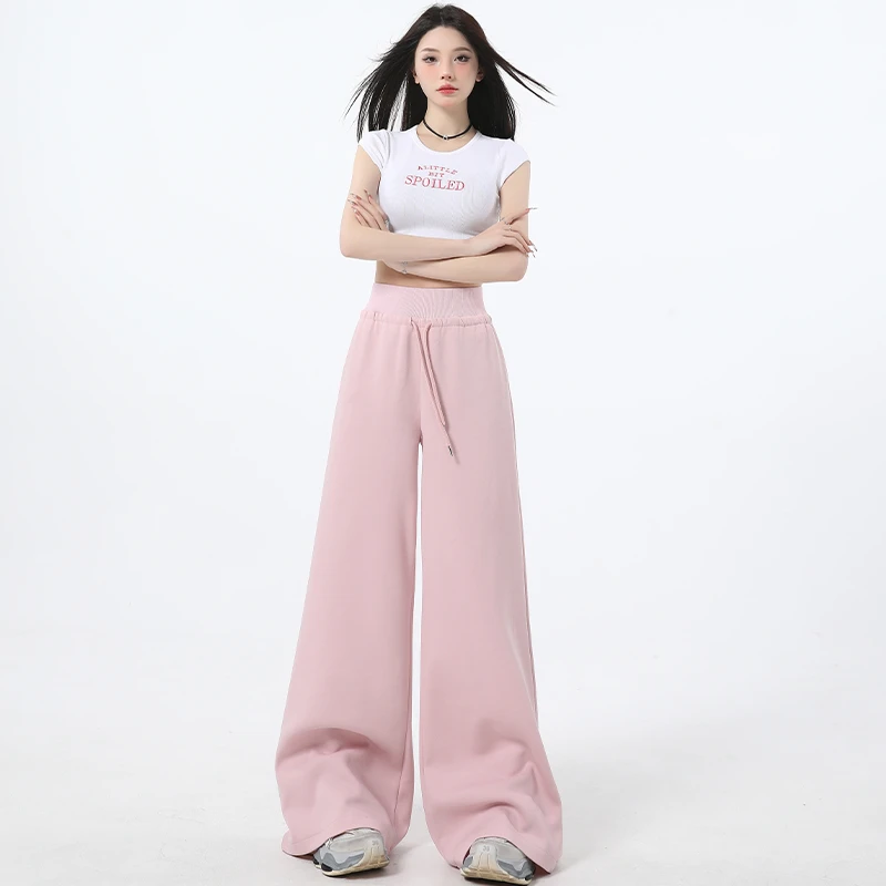 2026Spring American retro loose wide-leg pants with drape effect, drawstring, casual straight-leg pants for women&Extra-long tro
2026Spring American retro loose wide-leg pants with drape effect, drawstring, casual straight-leg pants for women&Extra-long tro