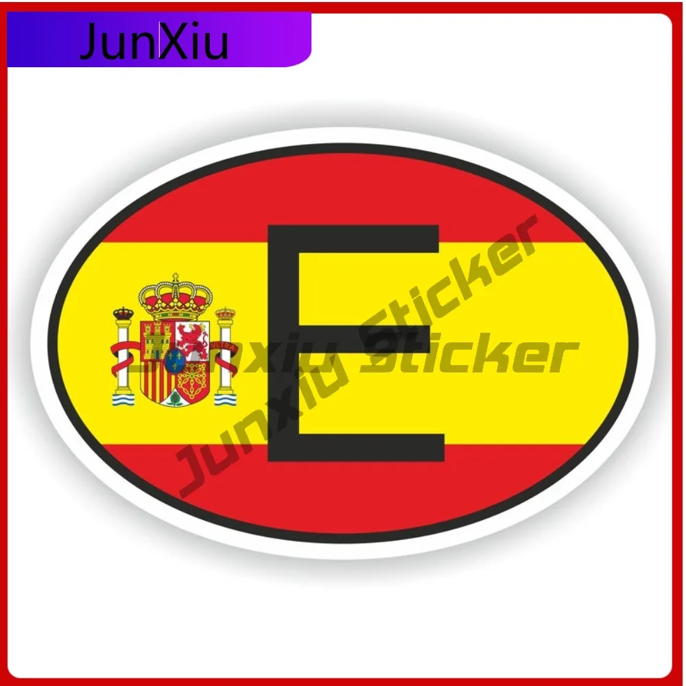 Spain Country Code E Oval Sticker With National Flag Badge Sticker Decals Camping Car Decoration Accessories Decals Stickers Pvc
Spain Country Code E Oval Sticker With National Flag Badge Sticker Decals Camping Car Decoration Accessories Decals Stickers Pvc