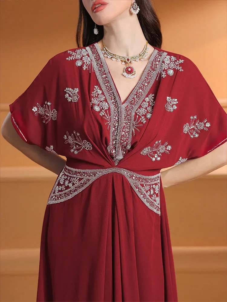 Elegant Diamonds Abayas for Women Muslim Evening Party Dress Morocco Kaftan Dubai Abayo Islam Clothing Abbayas Femme Robe Caftan
Elegant Diamonds Abayas for Women Muslim Evening Party Dress Morocco Kaftan Dubai Abayo Islam Clothing Abbayas Femme Robe Caftan