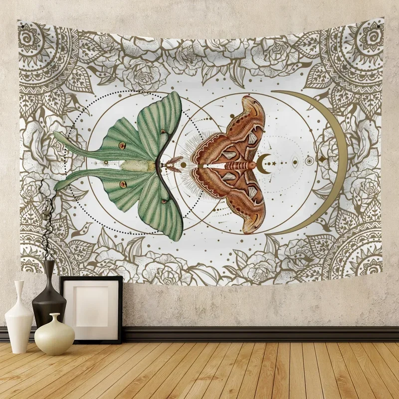 Гобелен SUButterfly and Moth, черно-белый цветочный гобелен, настенное пляжное одеяло, романтическая спальня, общежитие, домашний декор @ 6 и м #
Гобелен SUButterfly and Moth, черно-белый цветочный гобелен, настенное пляжное одеяло, романтическая спальня, общежитие, домашний декор @ 6 и м #