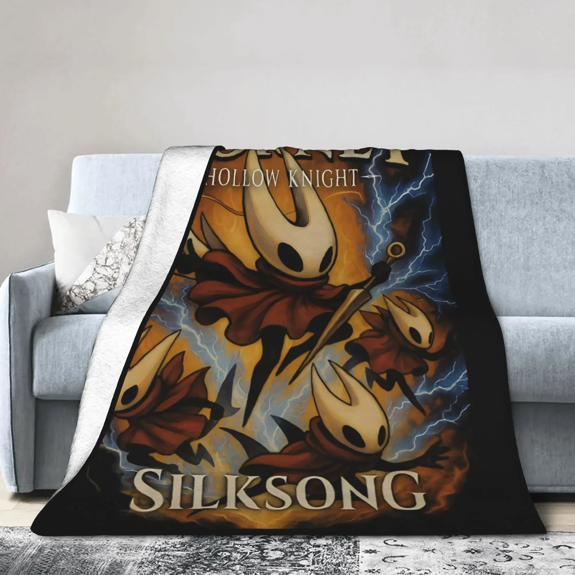 Плед Hollow Knight Silksong в готическом стиле, вязаный, из кораллового флиса, мягкий, плюшевый, для кровати и дивана, многофункциональное одеяло
Плед Hollow Knight Silksong в готическом стиле, вязаный, из кораллового флиса, мягкий, плюшевый, для кровати и дивана, многофункциональное одеяло