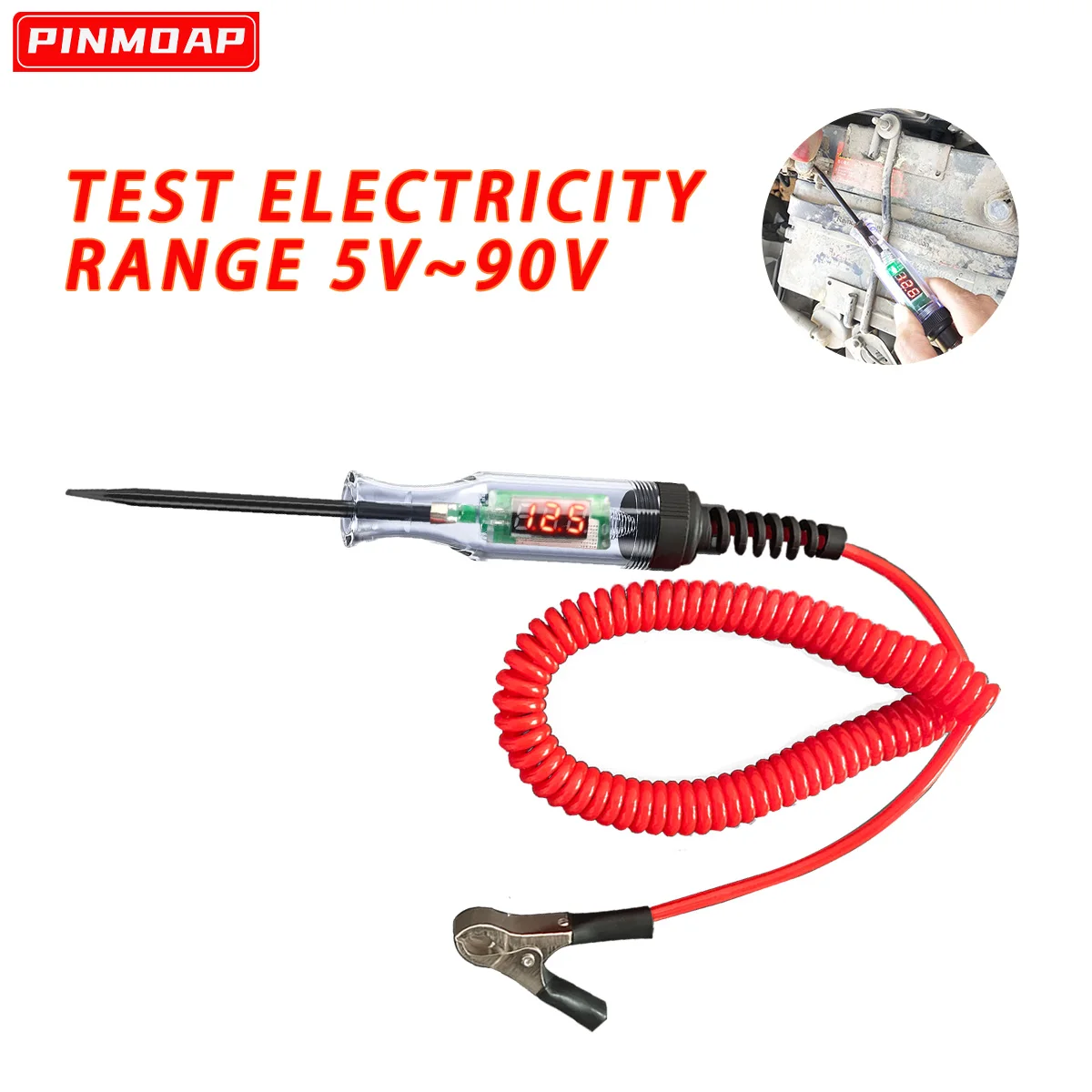 Автомобильный цифровой дисплей, электрическая ручка, обнаружение цепи, 5 В-90 В, электрическая схема, многофункциональный индукционный тест, электрический 
Автомобильный цифровой дисплей, электрическая ручка, обнаружение цепи, 5 В-90 В, электрическая схема, многофункциональный индукционный тест, электрический