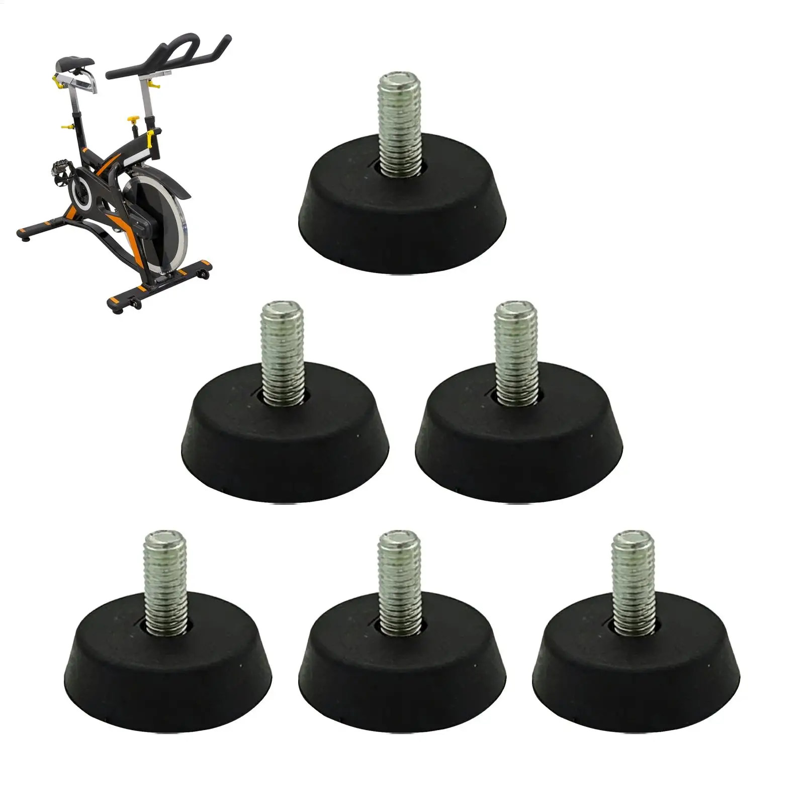 6pcs Adjustable Leveling Feet Heavy-Duty Shock-Absorbing Protector For Furniture, Non-Slip Base For Cabinets, Tables & Chairs
6pcs Adjustable Leveling Feet Heavy-Duty Shock-Absorbing Protector For Furniture, Non-Slip Base For Cabinets, Tables & Chairs