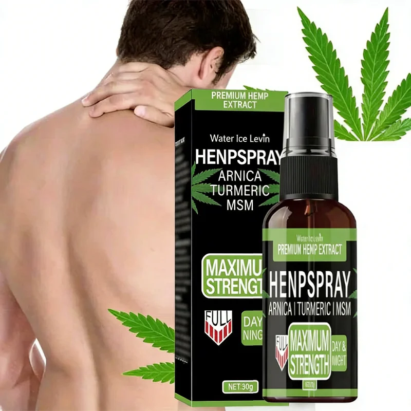 Premium Hemp Spray Extract with Arnica, Turmeric & MSM for Maximum Strength Day & Night Relief & Skin Care.
Premium Hemp Spray Extract with Arnica, Turmeric & MSM for Maximum Strength Day & Night Relief & Skin Care.