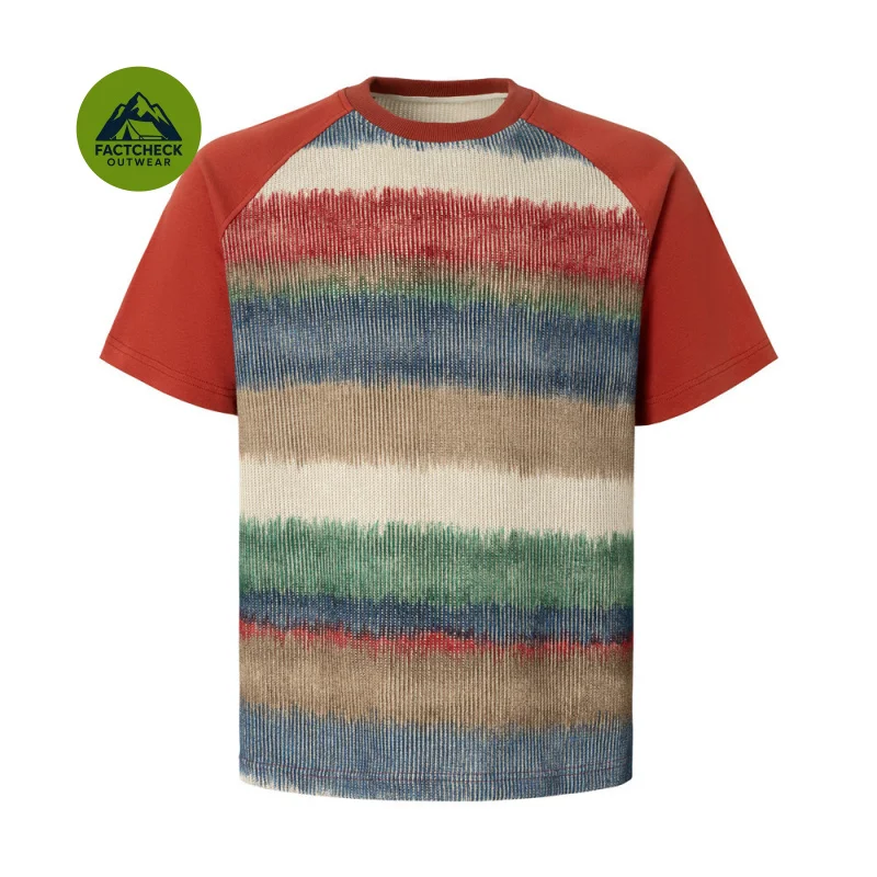 FACTCHECK High Quality EU US Size Tie-dye rainbow striped short sleevesTShirt
FACTCHECK High Quality EU US Size Tie-dye rainbow striped short sleevesTShirt