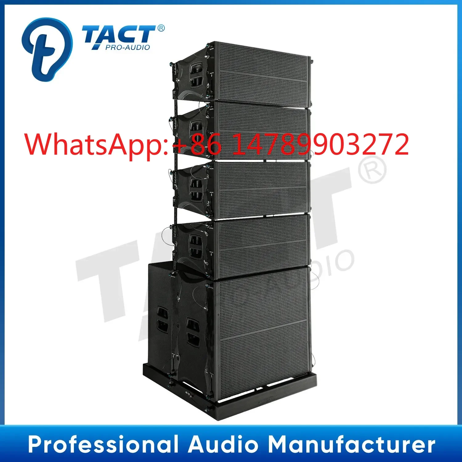 Tact TQ210 Double 10 Inch Passive Line Array Speaker Professional Stage PA Audio System
Tact TQ210 Double 10 Inch Passive Line Array Speaker Professional Stage PA Audio System