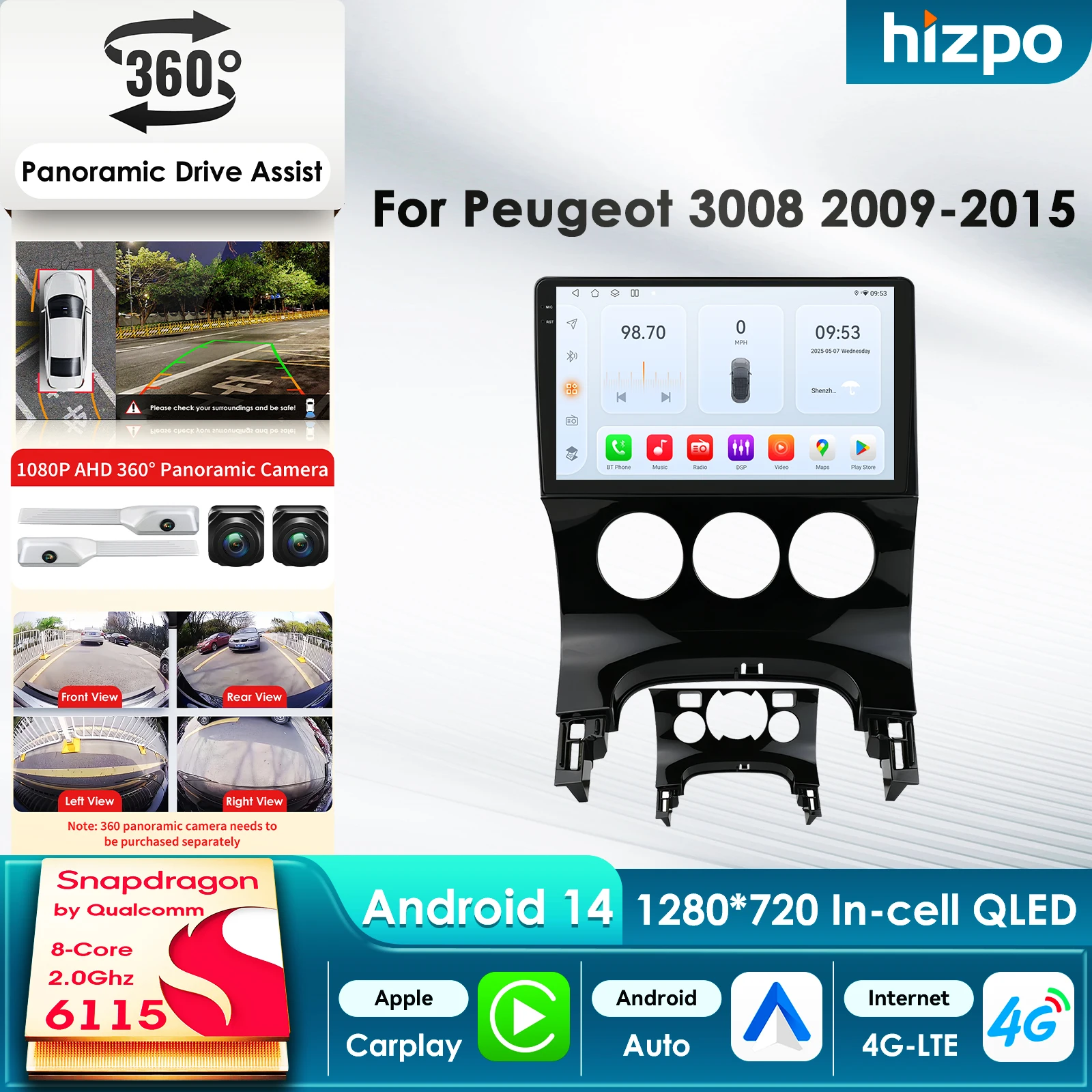Автомагнитола 7862 AI Intelligent Systems с CarPlay и Android Auto для Peugeot 3008 (2009-2015), GPS-мультимедийный плеер, стерео-головное устройство с RDS
Автомагнитола 7862 AI Intelligent Systems с CarPlay и Android Auto для Peugeot 3008 (2009-2015), GPS-мультимедийный плеер, стерео-головное устройство с RDS