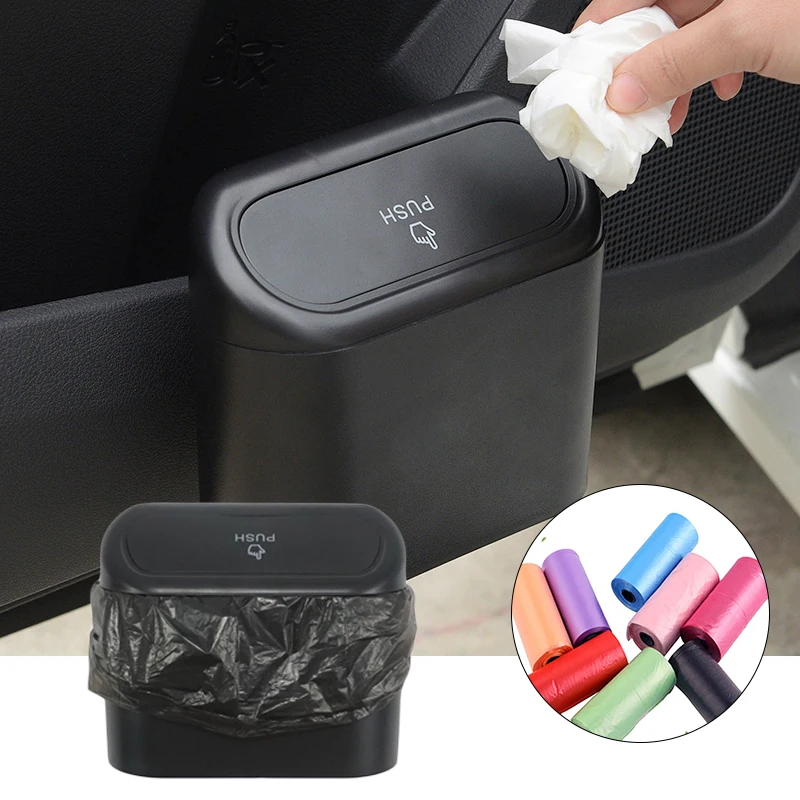 Hanging Car Trash Can Vehicle Garbage Dust Case Storage Box ABS Square Pressing Trash Bin Auto Interior Accessories
Hanging Car Trash Can Vehicle Garbage Dust Case Storage Box ABS Square Pressing Trash Bin Auto Interior Accessories