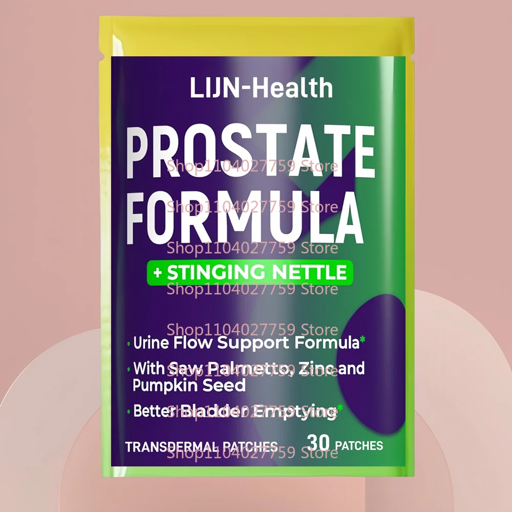 30 Patches Prostate Health Transdermal Patches for Men with Saw Palmetto - Urinary Tract Health & DHT Blocker for Hair Growth
30 Patches Prostate Health Transdermal Patches for Men with Saw Palmetto - Urinary Tract Health & DHT Blocker for Hair Growth