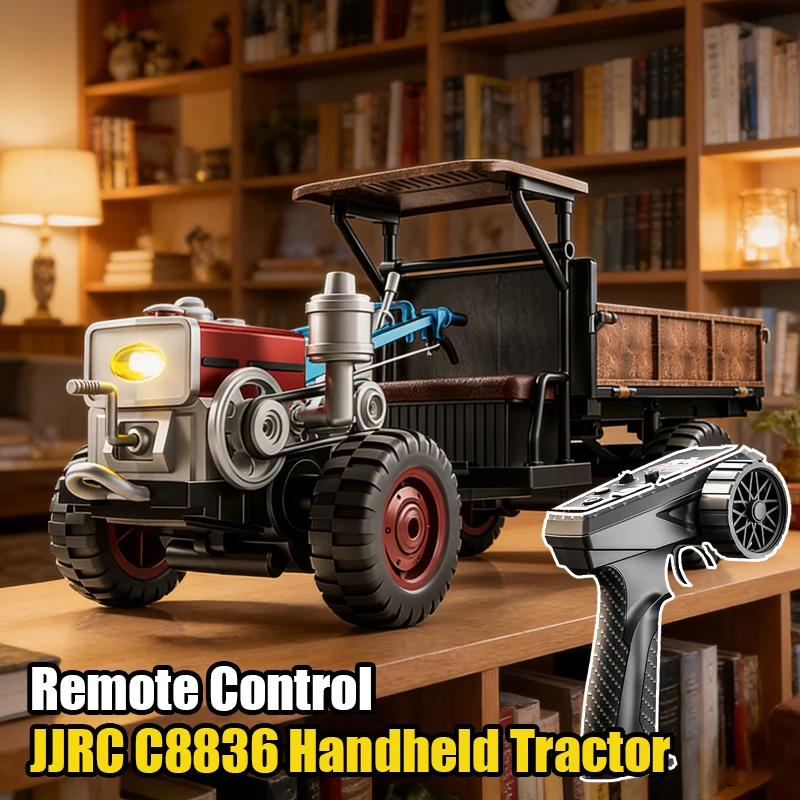 JJRC C8836 Handheld Tractor Remote Control Car Fully Proportional 4WD Simulation Trailer Kid RC Toy Vehicle Model Toy Gift
JJRC C8836 Handheld Tractor Remote Control Car Fully Proportional 4WD Simulation Trailer Kid RC Toy Vehicle Model Toy Gift