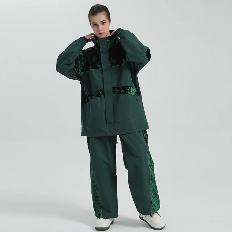 2025 New Winter Sports Skiing Suits Outdoor Windproof Waterproof Women Men Solid Snow Ski Sets Zipper Loose Snowboarding Suit
2025 New Winter Sports Skiing Suits Outdoor Windproof Waterproof Women Men Solid Snow Ski Sets Zipper Loose Snowboarding Suit