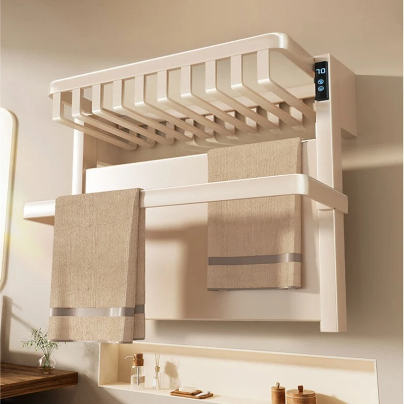 Intelligent Electric Heated Towel Rail Luxury Washcloth Shelf Hot Towels Warmer Bathroom Wall Mounted Electric Dryer
Intelligent Electric Heated Towel Rail Luxury Washcloth Shelf Hot Towels Warmer Bathroom Wall Mounted Electric Dryer