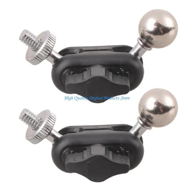 U2JE 2PCS Nonslip 17mm Ball Joint To 1/4 Inch Screw Adapter Converter For Camera Stabilizers And Tablet Holders
U2JE 2PCS Nonslip 17mm Ball Joint To 1/4 Inch Screw Adapter Converter For Camera Stabilizers And Tablet Holders