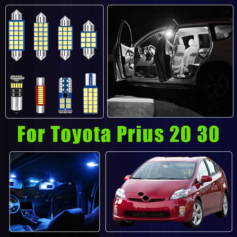 For Toyota Prius 20 30 2004 - 2010 2011 20122013 2014 2015 Car LED Bulbs Interior Lamp License Plate Trunk Light Accessories
For Toyota Prius 20 30 2004 - 2010 2011 20122013 2014 2015 Car LED Bulbs Interior Lamp License Plate Trunk Light Accessories