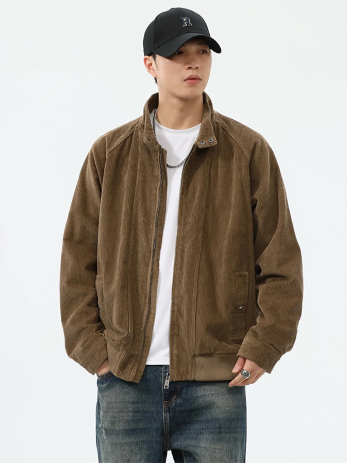 American Retro High Texture Corduroy Jaet Men's Loose Casual Harington Workwear Outerwear Autumn Winter Youth Faion
American Retro High Texture Corduroy Jaet Men's Loose Casual Harington Workwear Outerwear Autumn Winter Youth Faion