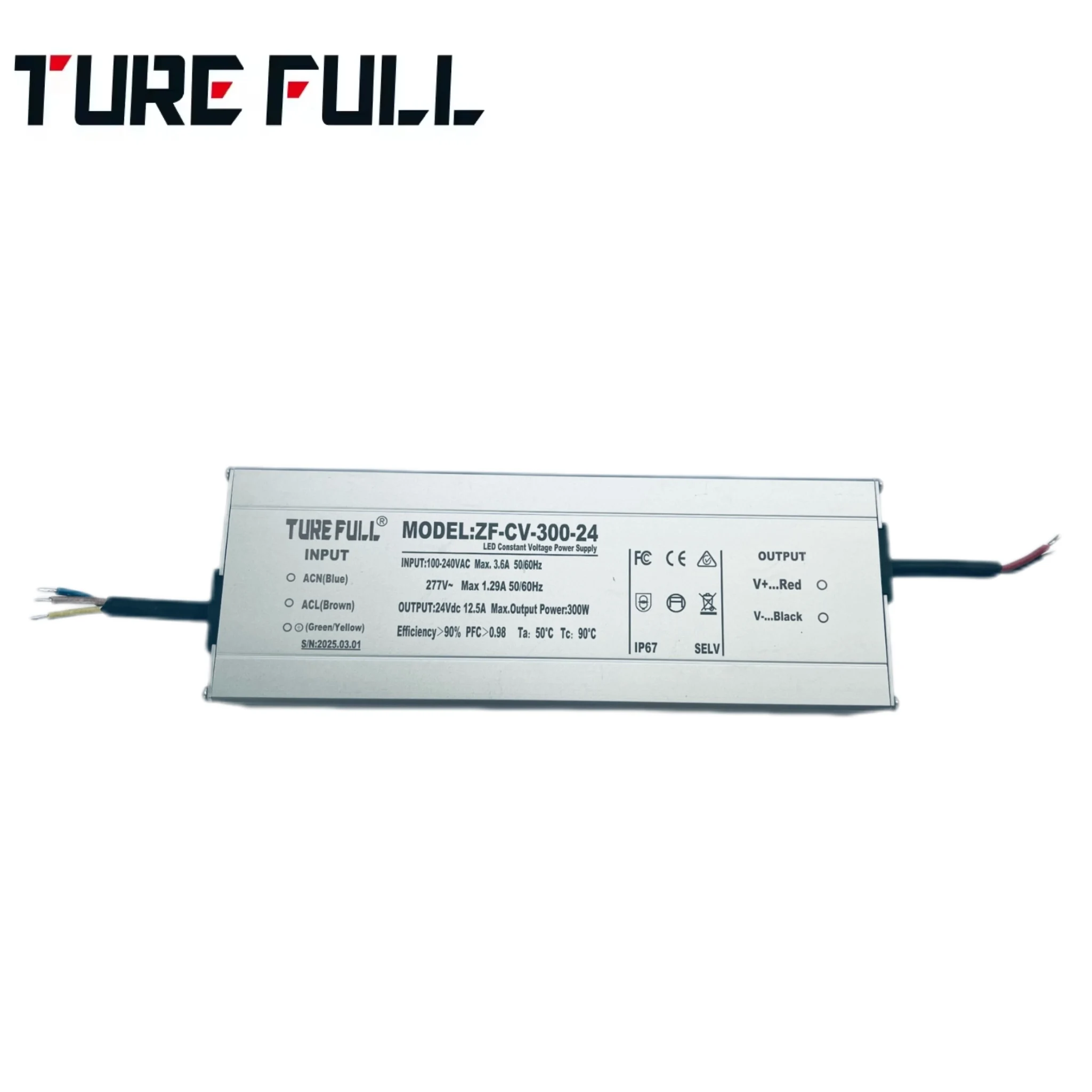 Hot sell 300W 24V 12.5A CV Series Constant Voltage Outdoor Waterproof LED Driver +0-10V Dimmable
Hot sell 300W 24V 12.5A CV Series Constant Voltage Outdoor Waterproof LED Driver +0-10V Dimmable