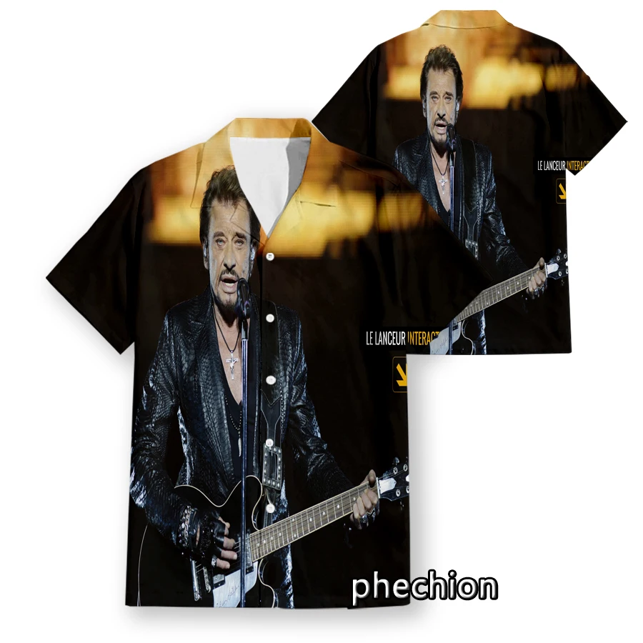 Johnny Hallyday Гавайские пляжные рубашки с 3D принтом для мужчин и женщин, повседневная модная уличная одежда, рубашка с короткими рукавами, топы, блузка, мужская одежда
Johnny Hallyday Гавайские пляжные рубашки с 3D принтом для мужчин и женщин, повседневная модная уличная одежда, рубашка с короткими рукавами, топы, блузка, мужская одежда