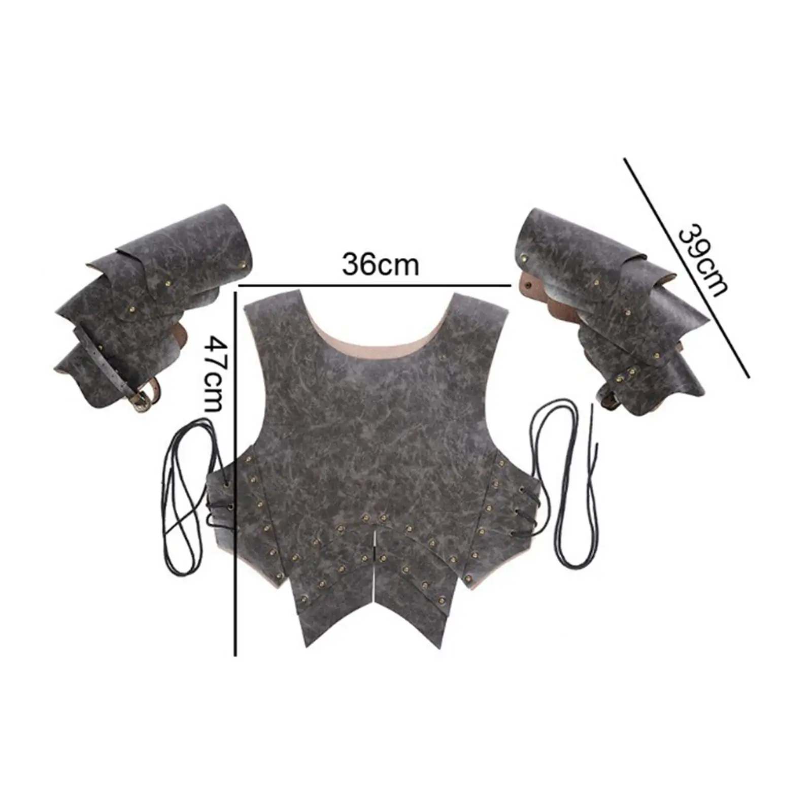 PU Leather Medieval Breastplate Viking Costume Retro Adjustable Men Armour for
PU Leather Medieval Breastplate Viking Costume Retro Adjustable Men Armour for