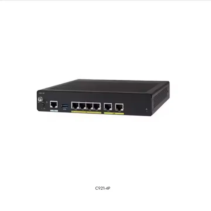 Original New in Stock C921-4P C921 Gigabit Ethernet Security Router
Original New in Stock C921-4P C921 Gigabit Ethernet Security Router
