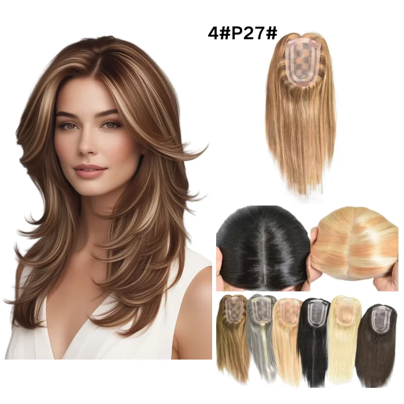 Mono Pu Base Hair Topper For Women Human Hair Hand Tied 4x6inch 14inch Middle Part Pre Plucked Part
Mono Pu Base Hair Topper For Women Human Hair Hand Tied 4x6inch 14inch Middle Part Pre Plucked Part