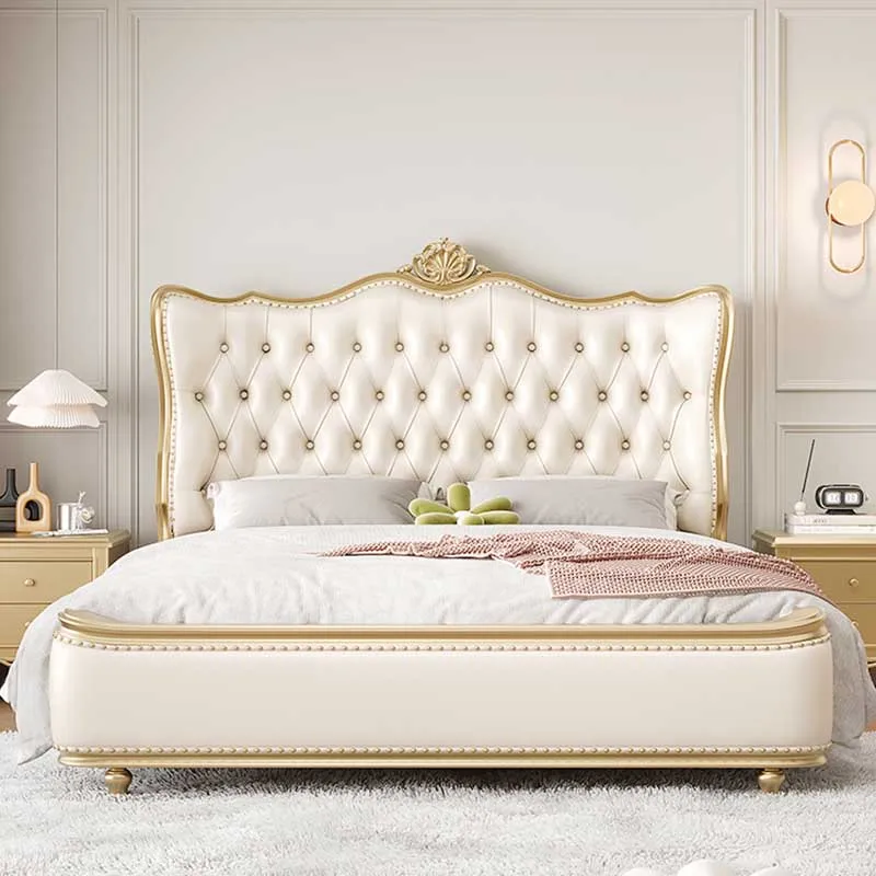 Full Size Double Bed Nordic White Luxury Sleeping Modern King Double Bed Queen Floor Design Cama Box Casal Bedroom Furniture
Full Size Double Bed Nordic White Luxury Sleeping Modern King Double Bed Queen Floor Design Cama Box Casal Bedroom Furniture