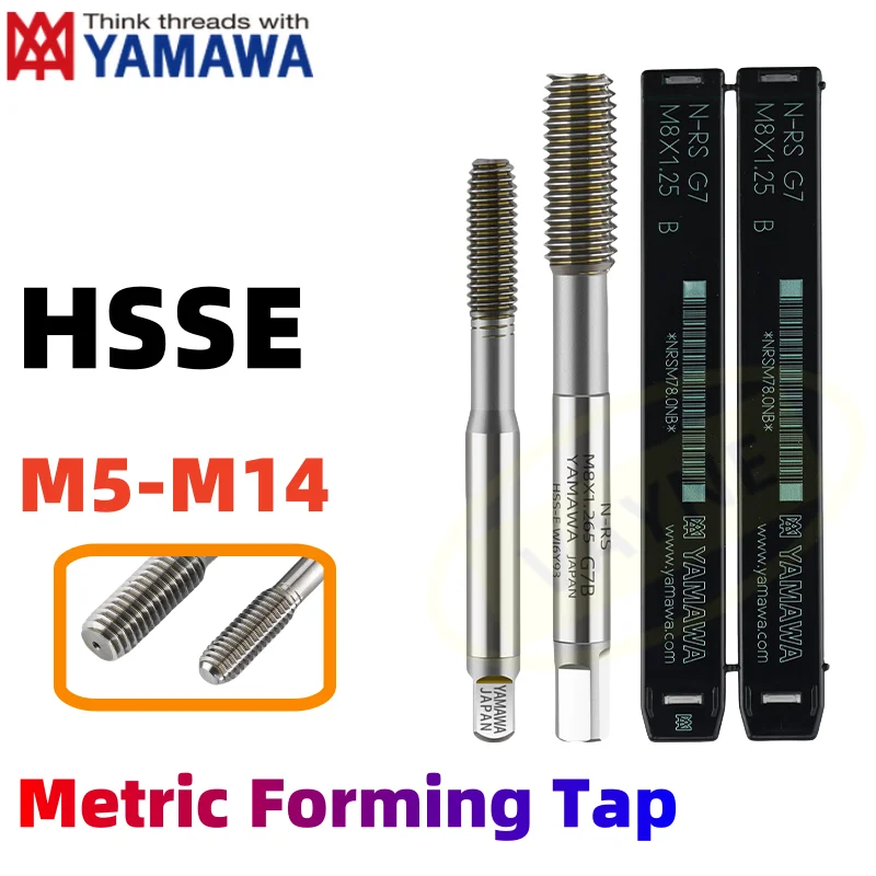 Janpan YAMAWA HSS-E Формовочный рулонный метчик с покрытием TIN TICN M5M5.5M6M7M8M9M10M11M12M14 Машинные метчики с резьбой для нержавеющей стали
Janpan YAMAWA HSS-E Формовочный рулонный метчик с покрытием TIN TICN M5M5.5M6M7M8M9M10M11M12M14 Машинные метчики с резьбой для нержавеющей стали